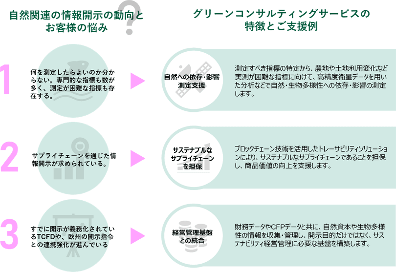 図2:NTTデータのソリューションを用いたコンサルティングサービスの例