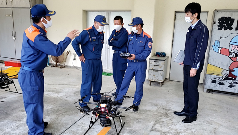 図1：（訓練時の写真（10/6-9訓練））