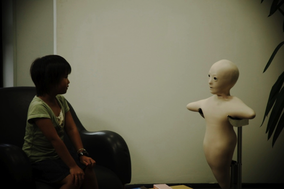 テレノイド(©Hiroshi Ishiguro Laboratory, ATR)