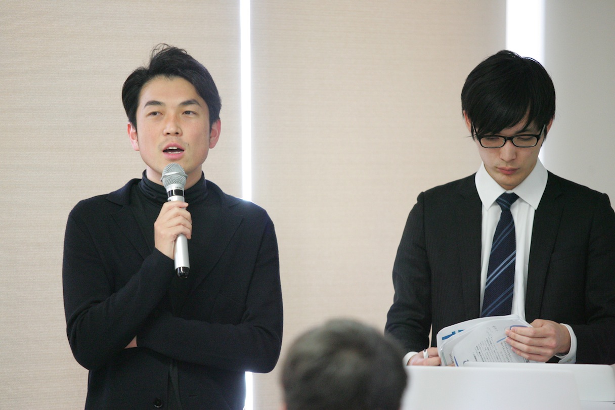 株式会社SEEDATA 宮井弘之さん（左）、宮下英大さん（右）