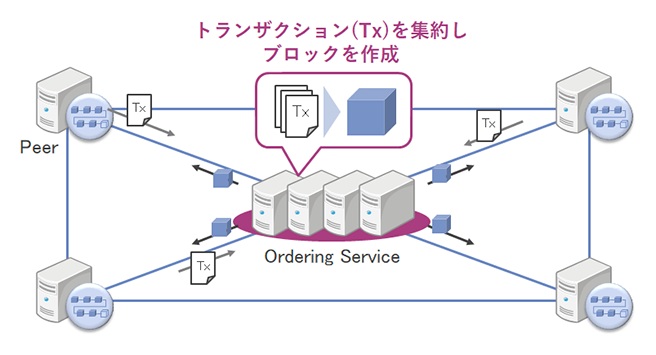図2:Hyperledger Fabricのアーキテクチャ 図2:Hyperledger Fabricのアーキテクチャ