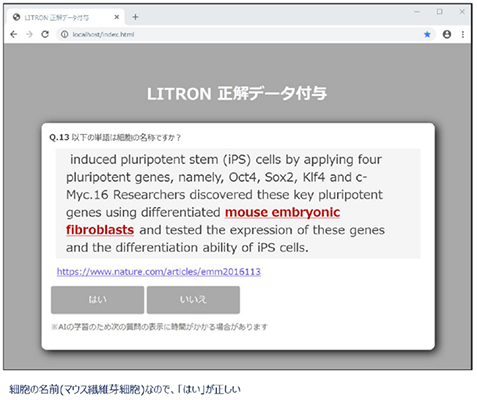 対話的学習のイメージ