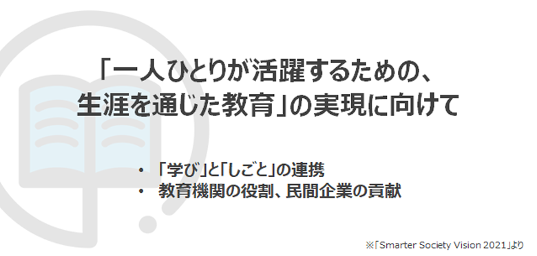 図4：生涯を通じた教育