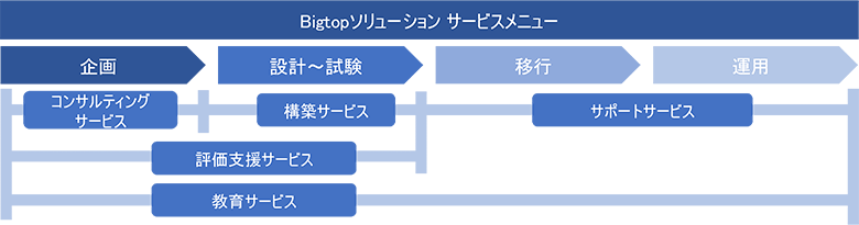 図6：Bigtopソリューションサービス概要