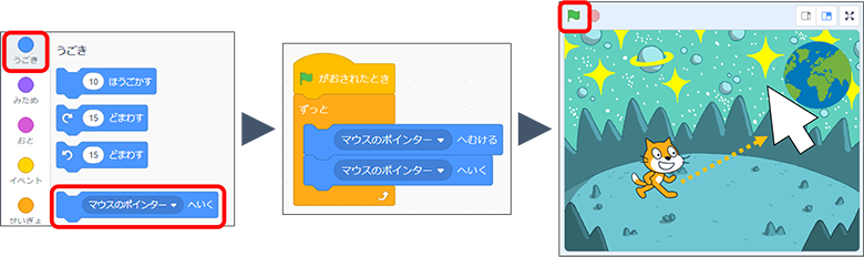 図5：Scratch操作イメージ（5）