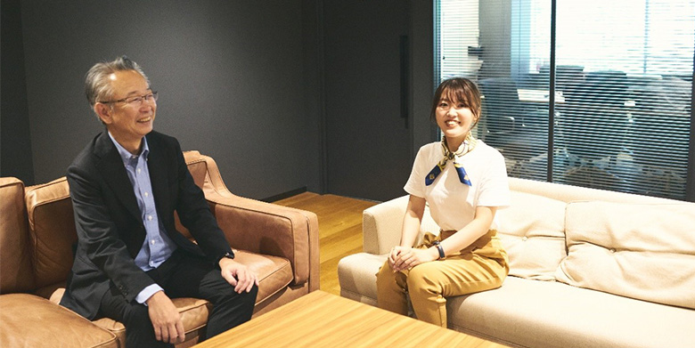 物流の非効率解消に尽力する、法人コンサルティング＆マーケティング事業本部・サステナビリティサービス＆ストラテジー推進室の南田晋作と小針愛里