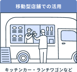 移動型店舗での活用